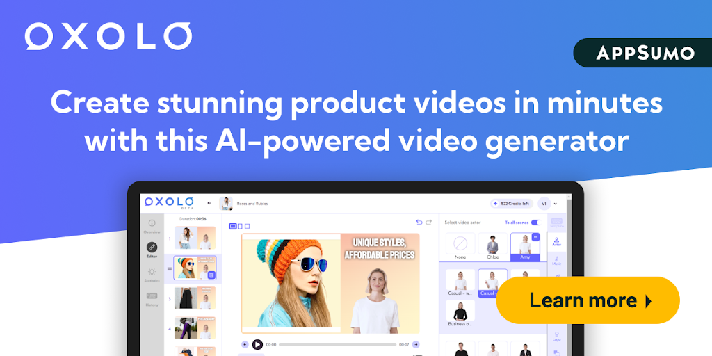 Get Lifetime Access to Oxolo’s AI-Powered Video Generator – Limited-Time Promotion!